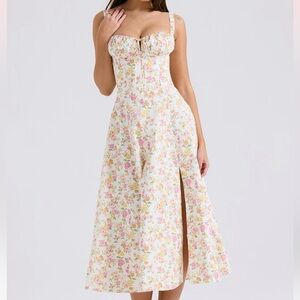 House of CB - Carmen Bustier Midi Dress (Size L+, Plus Cup) - WORN ONCE!